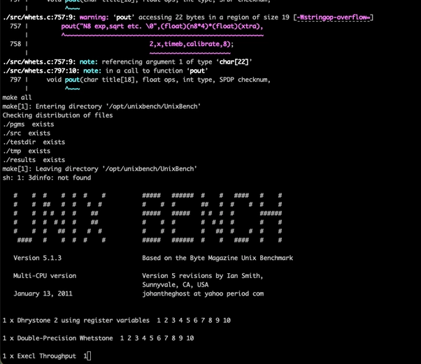 unixbench
