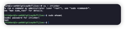 测试sudo